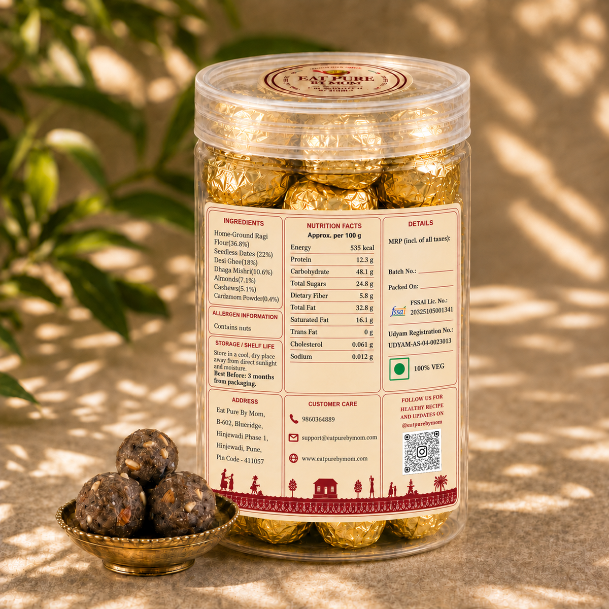 Ragi Dates & Dryfruits Laddoos