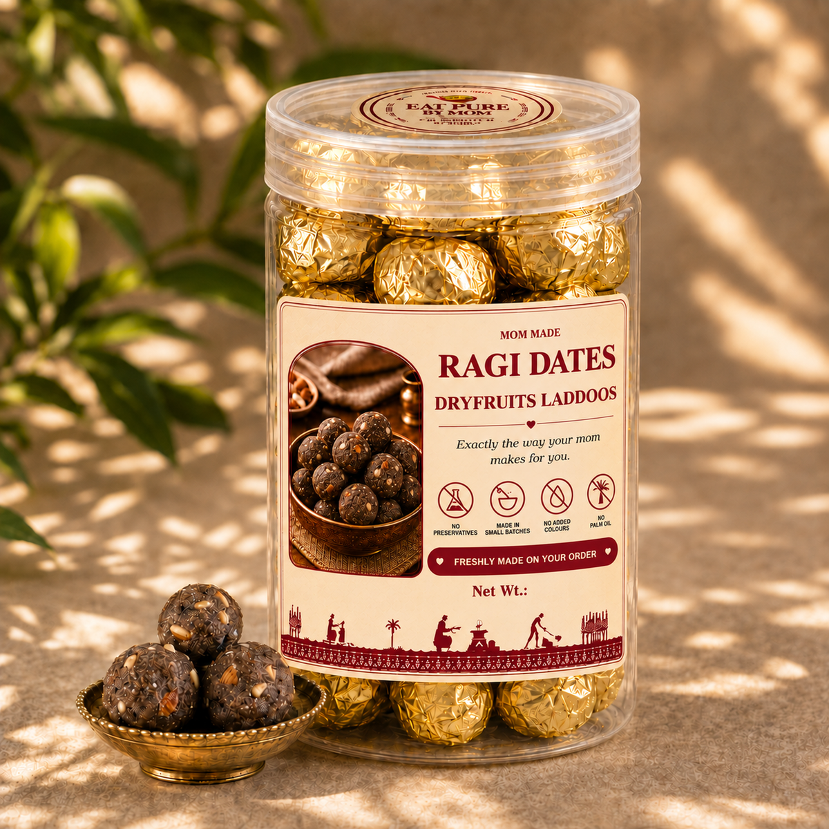 Ragi Dates & Dryfruits Laddoos