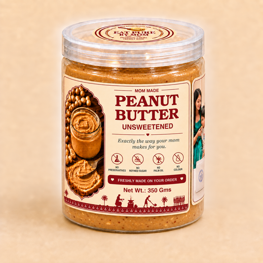 100% Roasted Peanut Butter – Unsweetened – 350 g